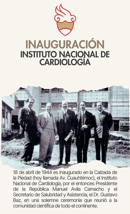 Inauguración del Instituto Nacional de Cardiología