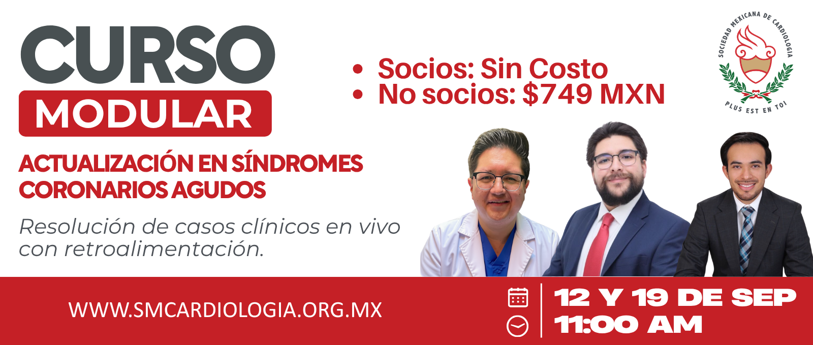 CURSO: ACTUALIZACIÓN EN SÍNDROMES CORONARIOS AGUDOS